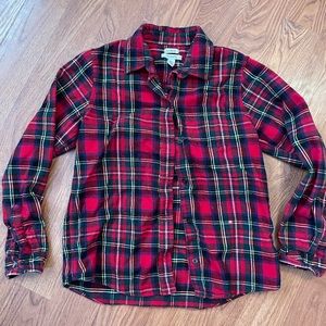 LL Bean Womens flannel shirt